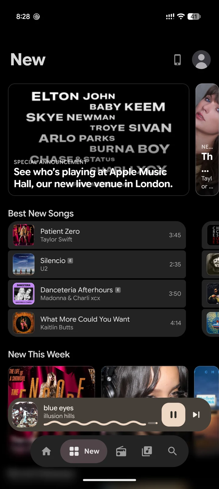 The latest songs and releases, all in one place.